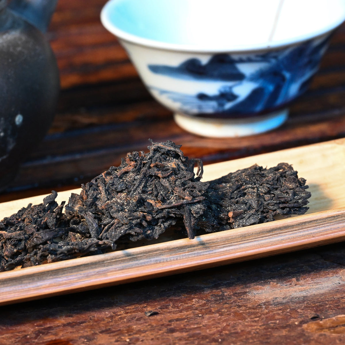 1980's Guangxi Liu Bao Loose Leaf Tea (Basket)