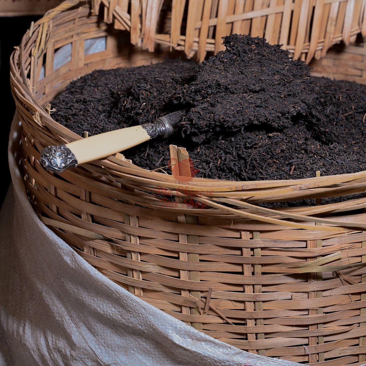 1980's Guangxi Liu Bao Loose Leaf Tea (Basket)
