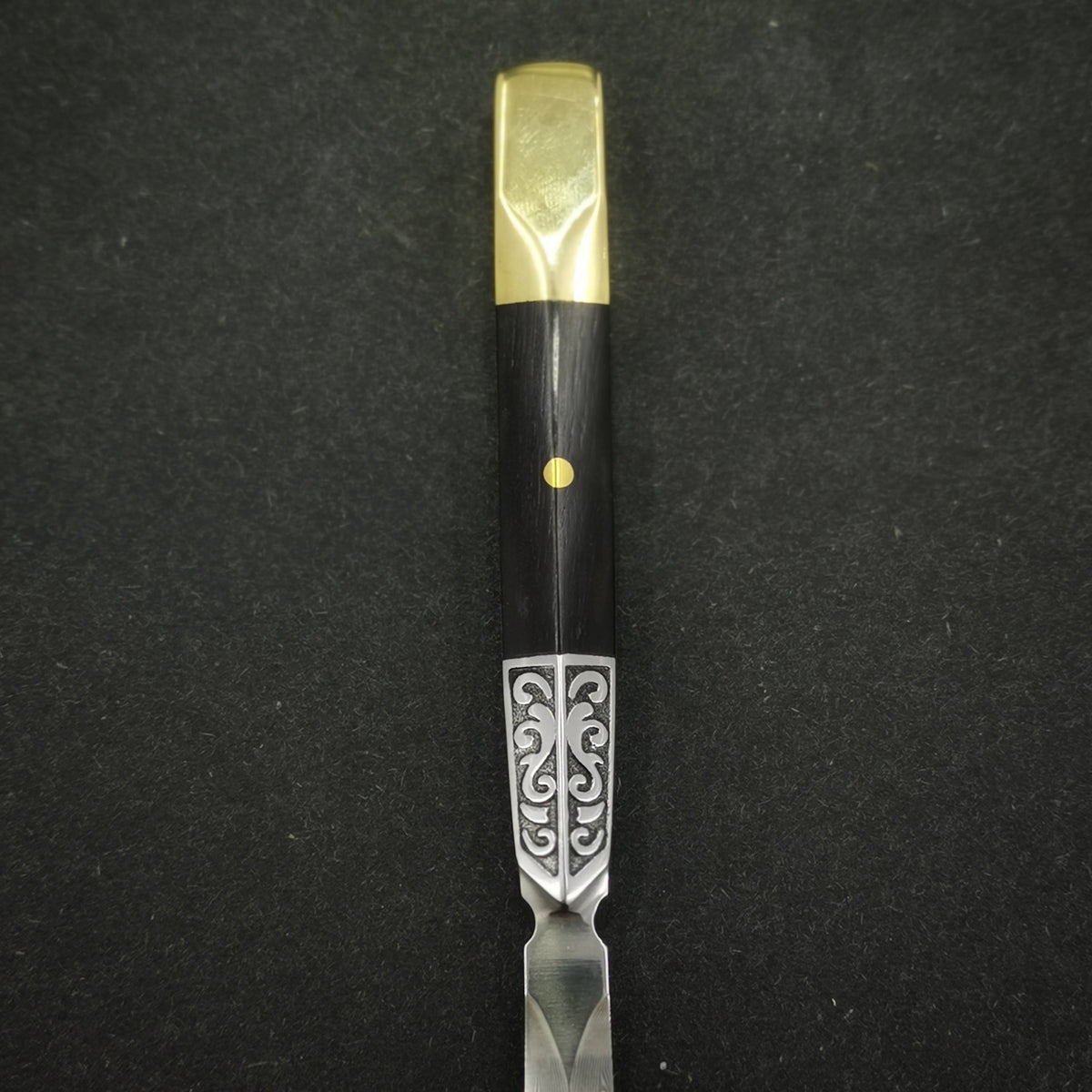 Damascene Style Stainless Steal Hard Wood Puerh Prying Knife