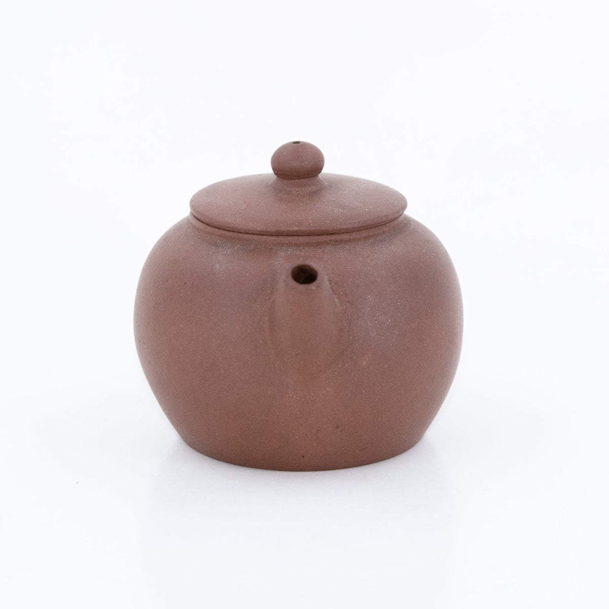 Antique Yixing JuLun Zhu Shape Shape Chinese Teapot (Flat Lid)
