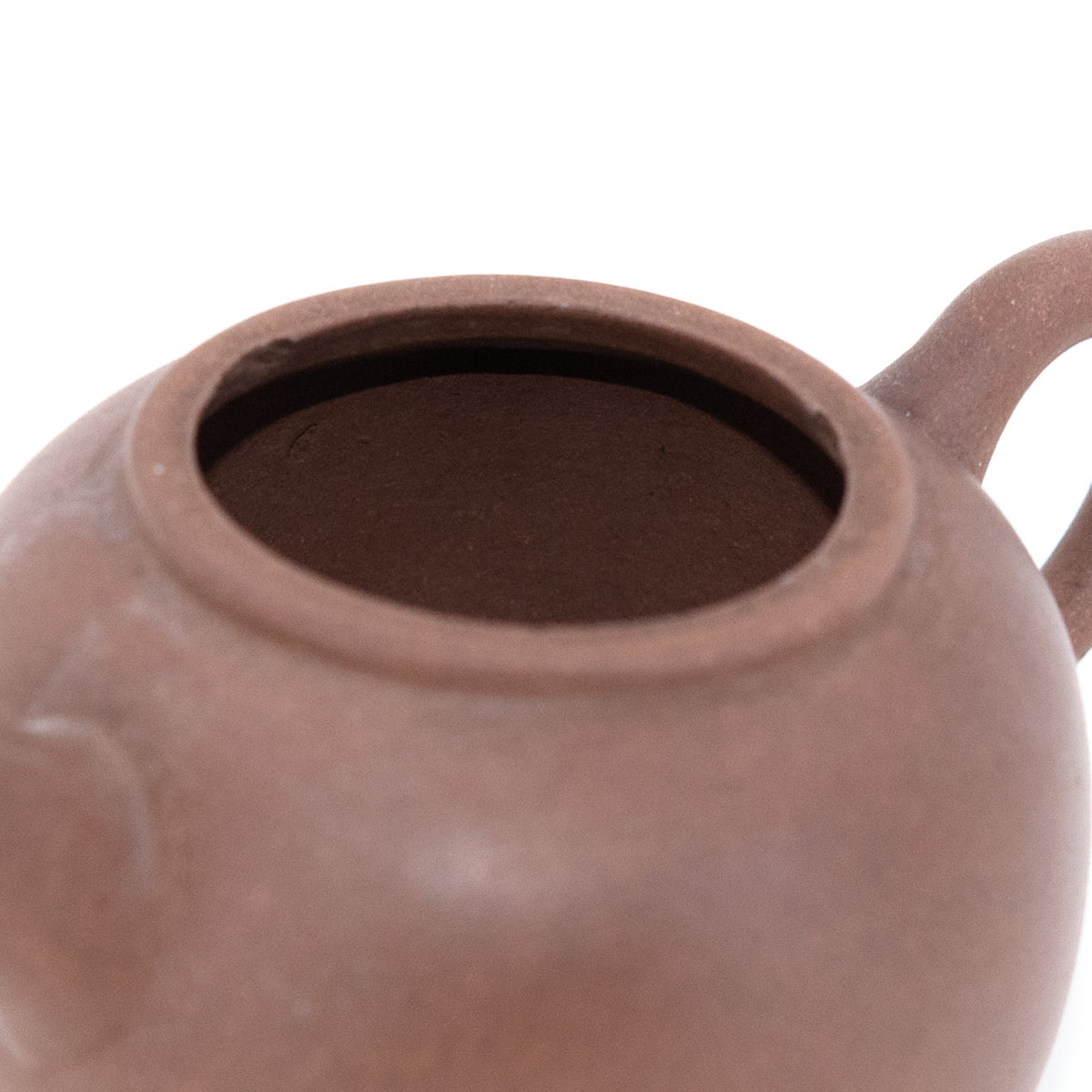 Antique Yixing JuLun Zhu Shape Shape Chinese Teapot (Flat Lid)