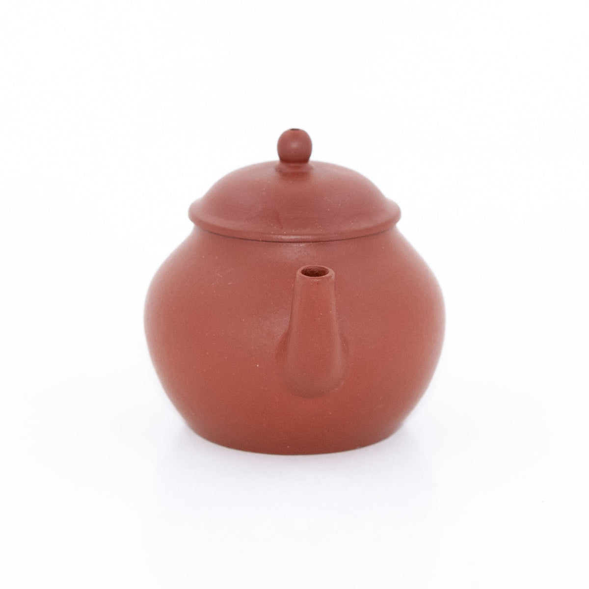 Yixing 1980's Zhuni Lipi Pear Shape Chinese Teapot (Olive Nod) #8