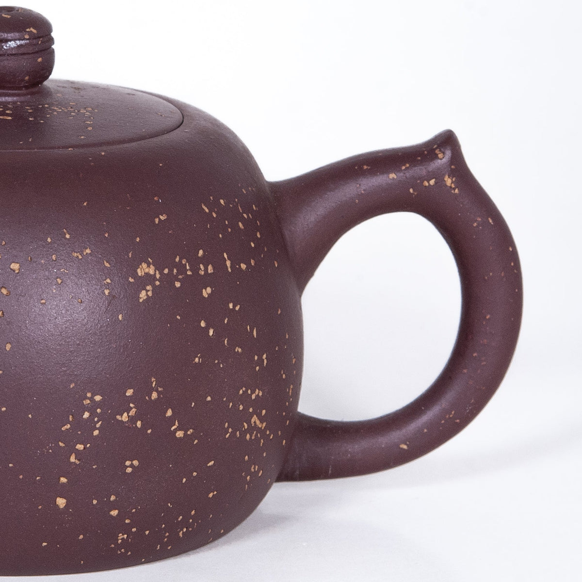 Yixing Zini Bright Stars In The Sky Jin Lan Shape Chinese Teapot 35 (Pointed Ear)