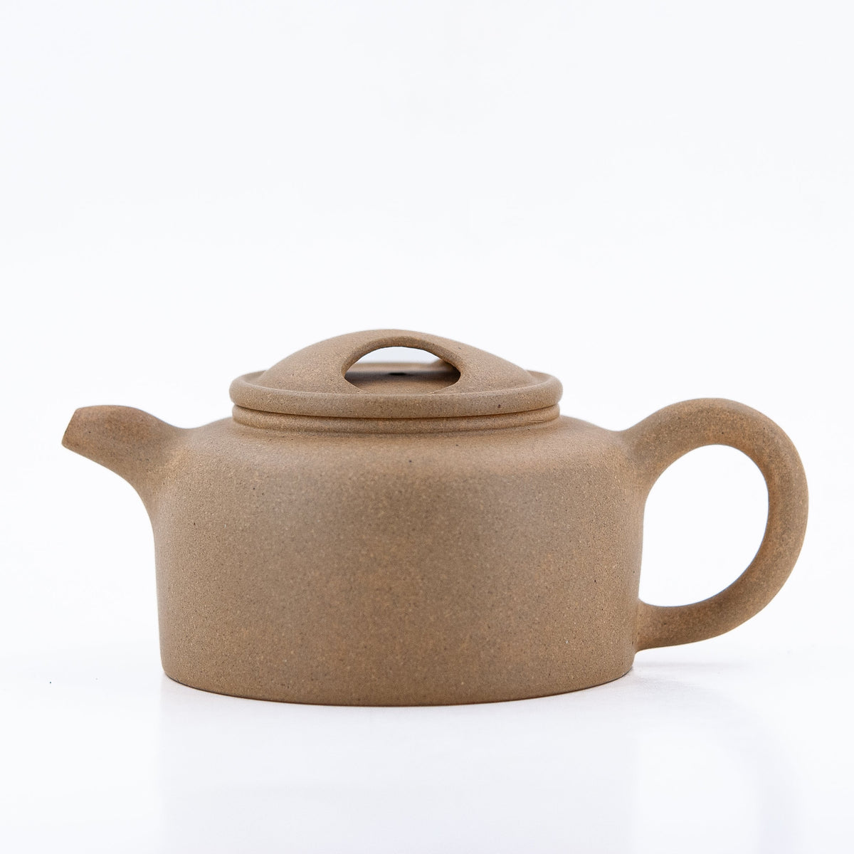 1980's Duan Ox Lid Jing Lan Shape Chinese Teapot
