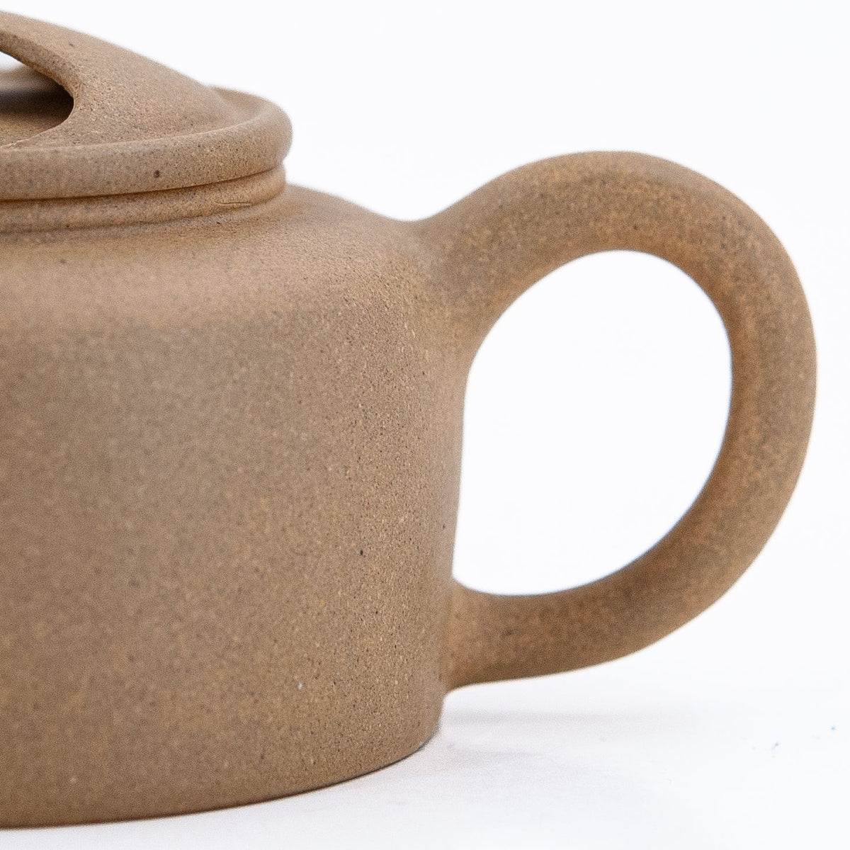 1980's Duan Ox Lid Jing Lan Shape Chinese Teapot