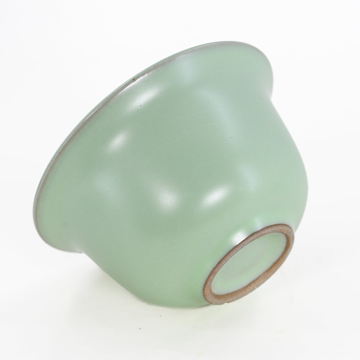 Green Celadon Ru Yao Porcelain Gaiwan