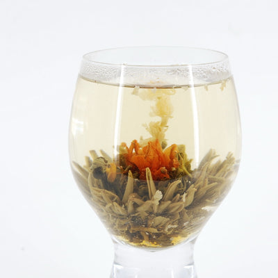 Blooming Green Tea, Mixed Flowers