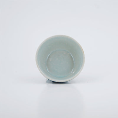 Handmade Wood Fired Chinese Antique Style Porcelain Tea Cup Crane in Window #1