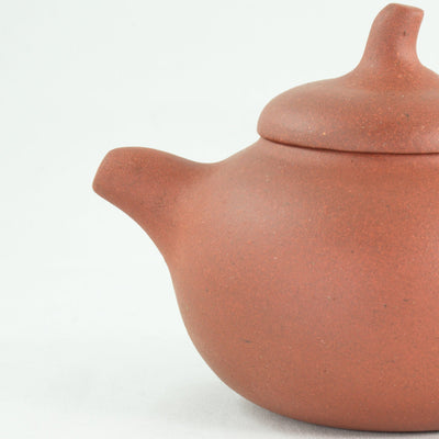 Old Yixing 1980's Melon Peduncle Chinese Teapot ST