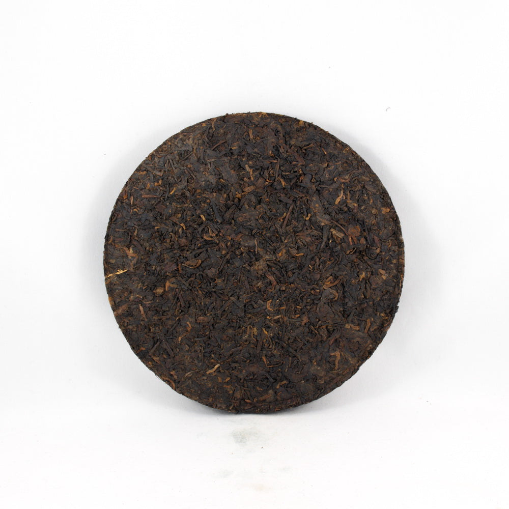 1997 Guangxi Liu Bao Three Cranes Brand Tea Cake, Guangxi Wuzhou Tea Factory, (Ripe/Shou)