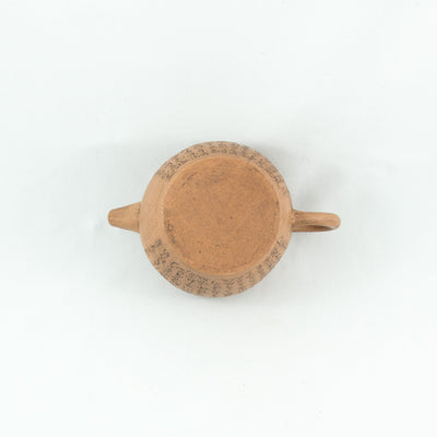 Yixing Duan Ni JuLun Zhu (巨輪珠) Shape Chinese Teapot With Buddhist Heart Sutra #3