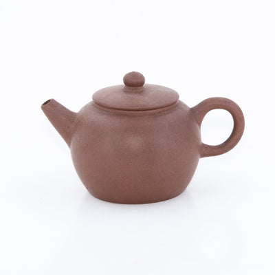 Antique Yixing JuLun Zhu Shape Shape Chinese Teapot (Flat Lid)