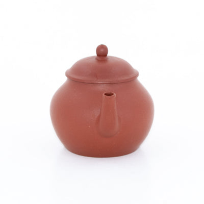 Yixing 1980's Zhuni Lipi Pear Shape Chinese Teapot (Olive Nod) #8