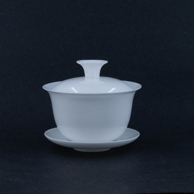 Eggshell White Porcelain Gaiwan
