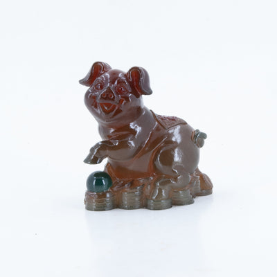 Allochroic Changing Color Tea Pet -- Pig