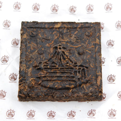 2011 Early Spring Eco Puerh Tea Brick, (Ripe/Shou)