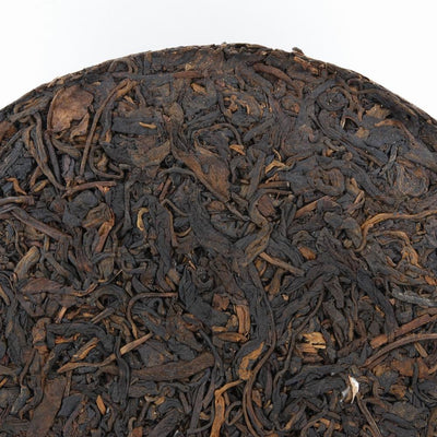 1990's Zhong Cha Yellow Mark Iron Mold Pu-erh Tea Cake (Raw/Sheng)