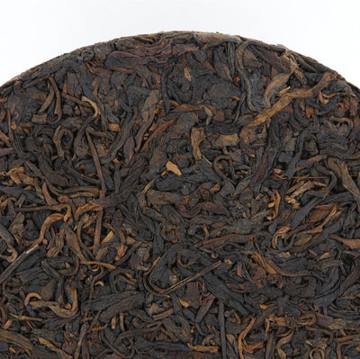 1990's Zhong Cha Yellow Mark Iron Mold Pu-erh Tea Cake (Raw/Sheng)