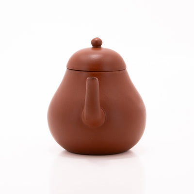 Yixing Zhuni Antique Style Curved Spout High Pear Shape Chinese Teapot