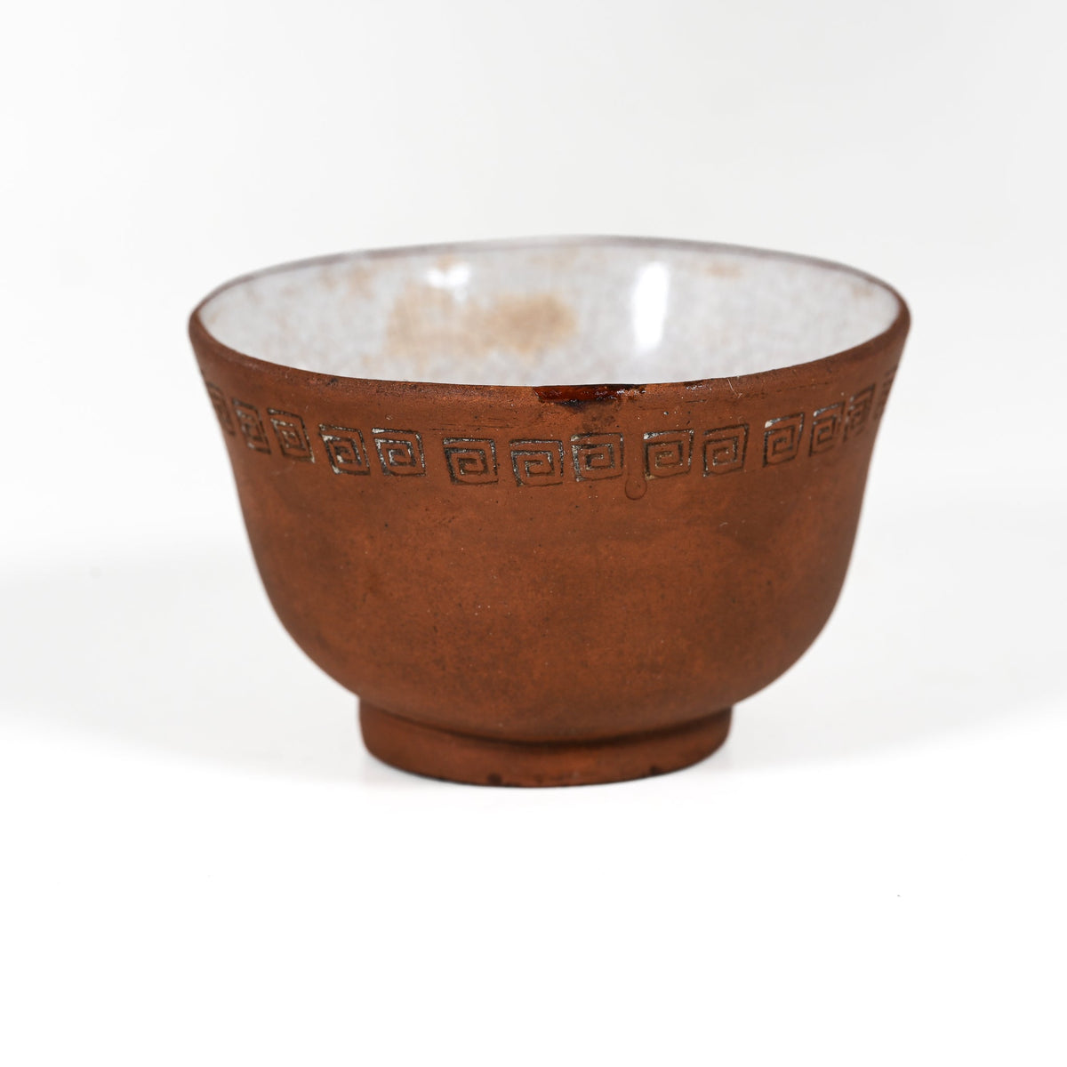 Antique Urushi Lacquer Repaired Chinese Yixing Zini Tea Cup