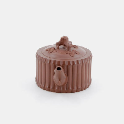 Yixing Cedar Tree With Binding Bamboo Chinese Teapot