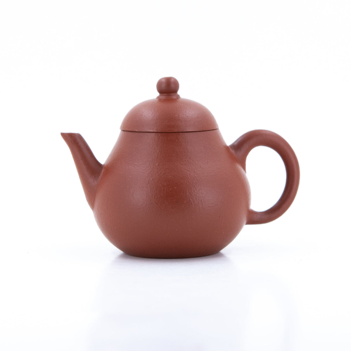 1980 Yixing Zhuni Straight Spout High Pear Shape Chinese Teapot #9