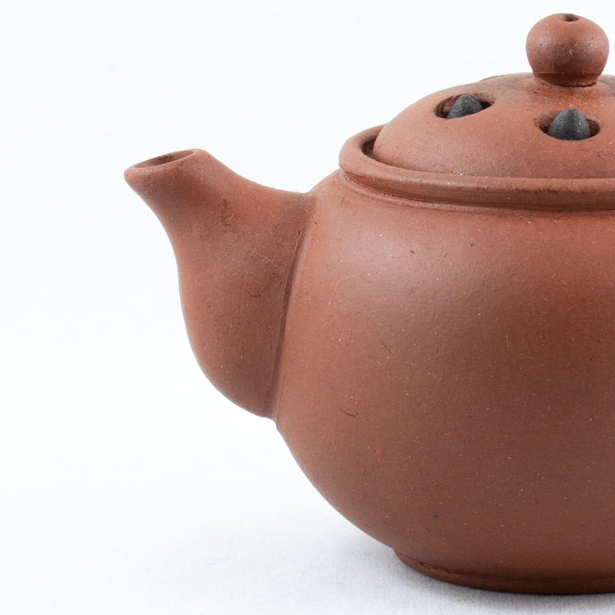 Old Yixing 1980's Lotus Seeds Chinese Teapot ST