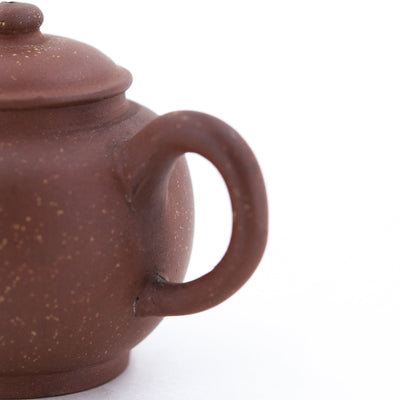 Antique Yixing Zini Bright Stars In The Sky JuLun Zhu 巨輪珠 Shape Chinese Teapot (Kintsugi Repaired)