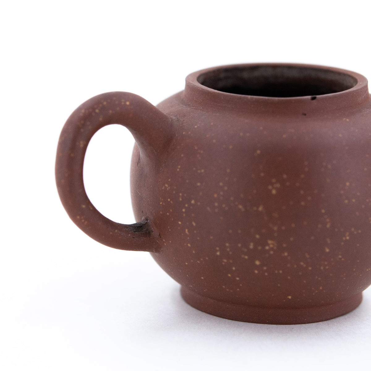 Antique Yixing Zini Bright Stars In The Sky JuLun Zhu 巨輪珠 Shape Chinese Teapot (Kintsugi Repaired)