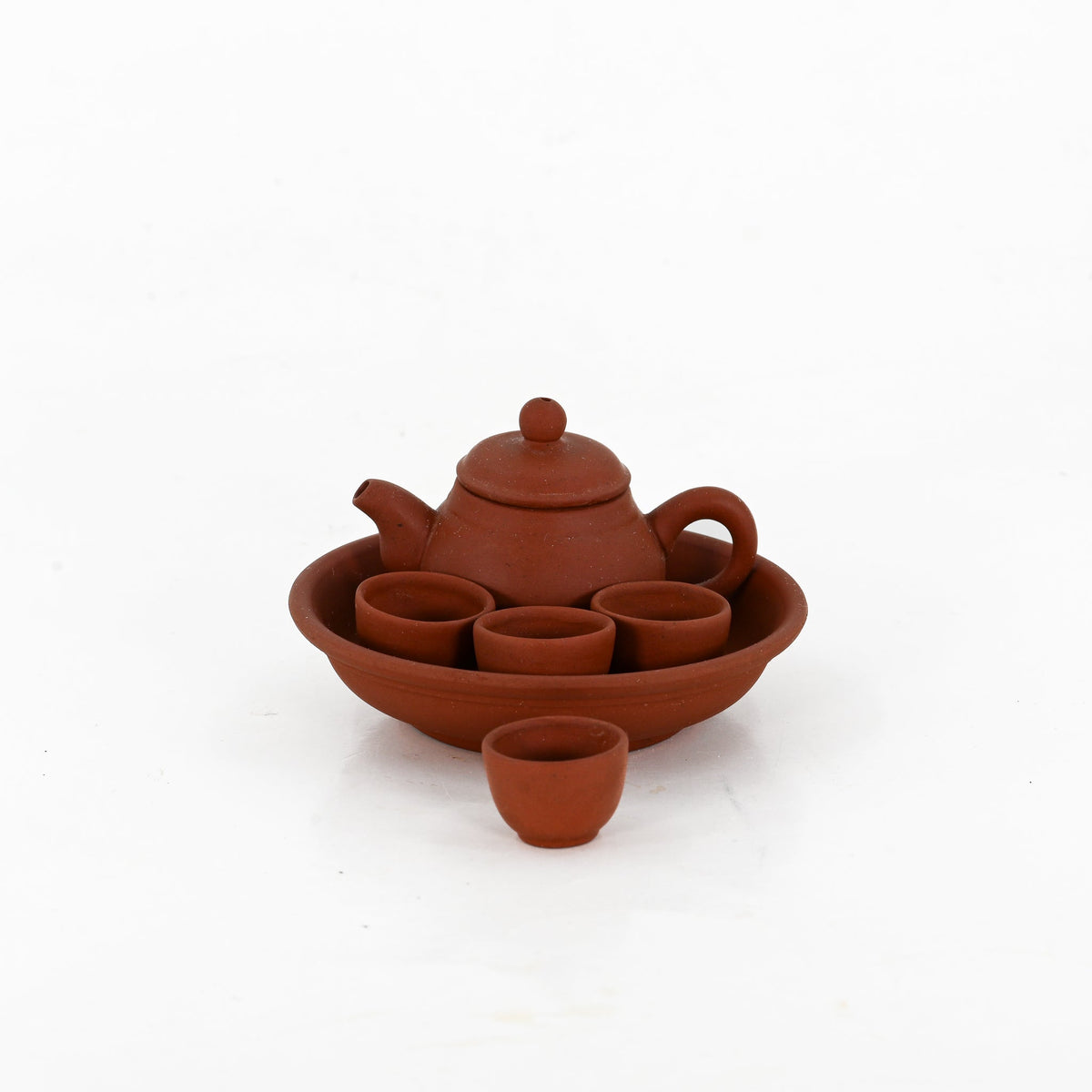 Miniature Red Clay Tea Set