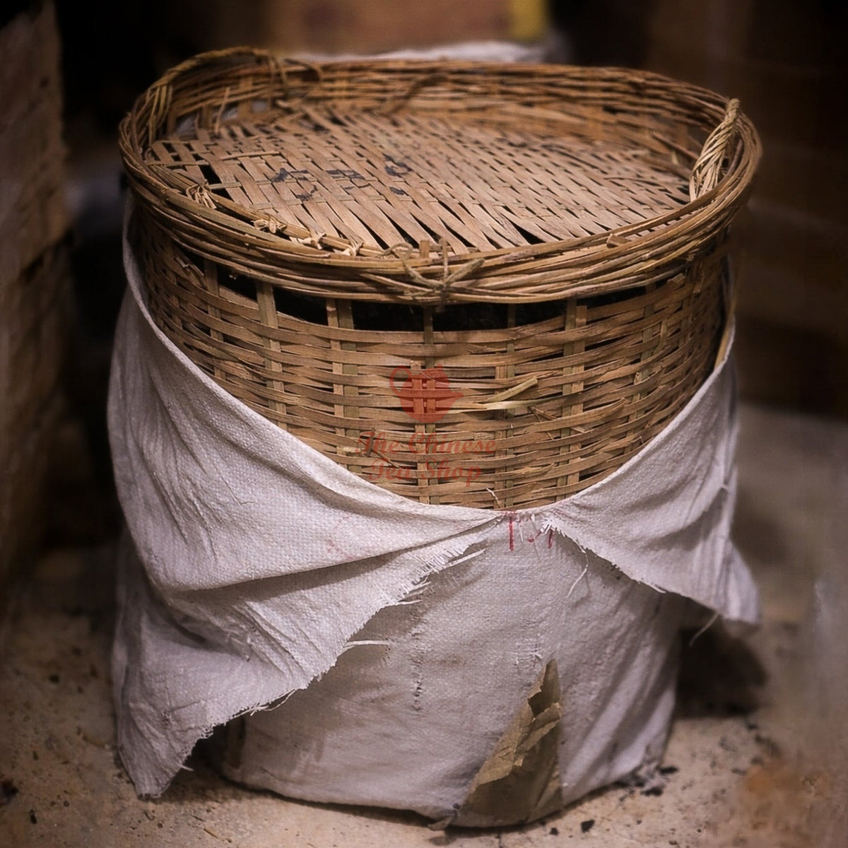 1980's Guangxi Liu Bao Loose Leaf Tea  (Basket)