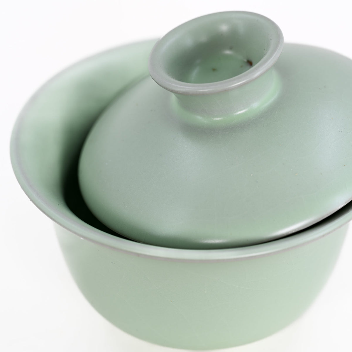 Green Celadon Ru Yao Porcelain Gaiwan
